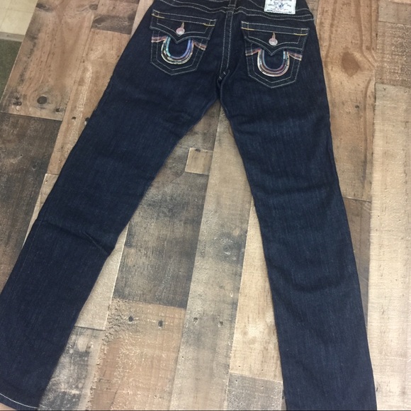 True Religion Embellished Dark Blue Jeans Sz. 25 - Picture 8 of 8